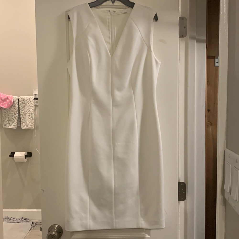 White Tahari Dress